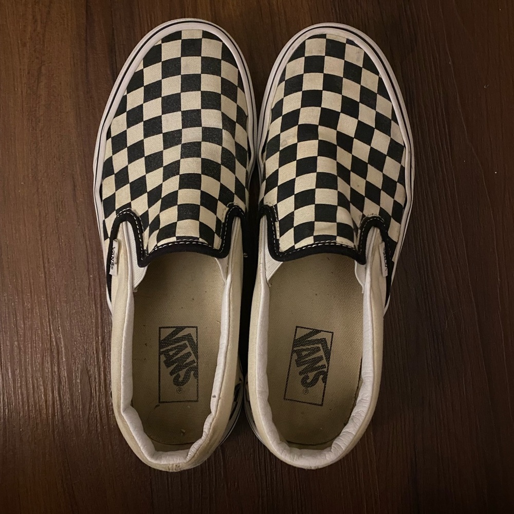 Checkered Vans